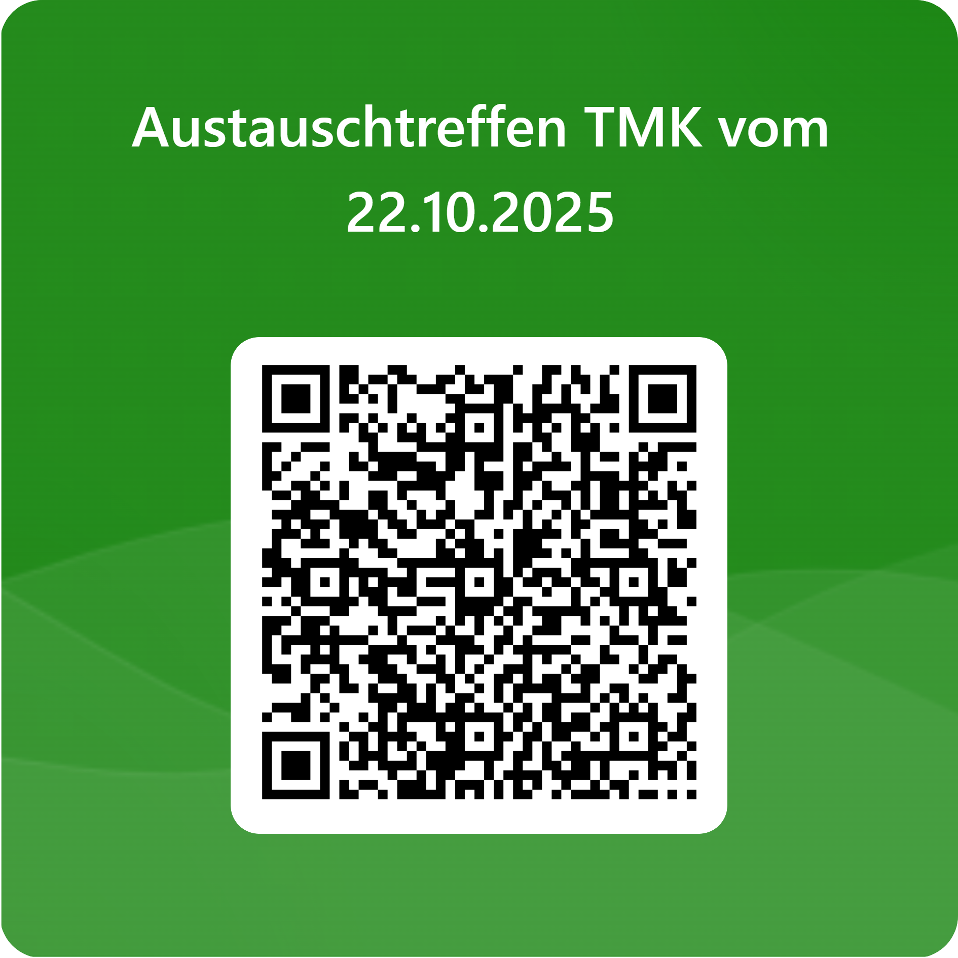 QRCode für Austauschtreffen TMK vom 22.10.2025